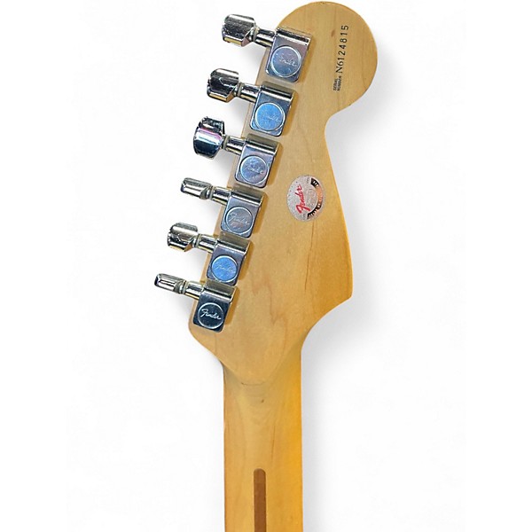 Used Fender American Standard Stratocaster Left Handed black Electric Guitar