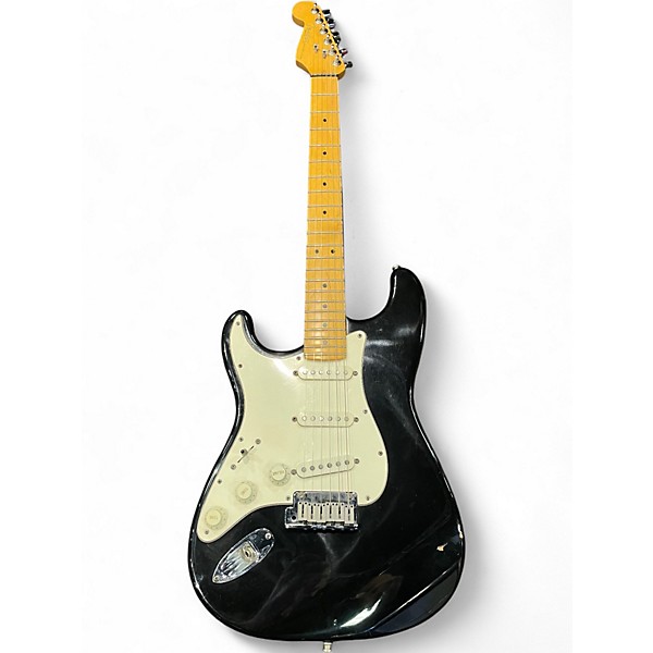 Used Fender American Standard Stratocaster Left Handed black Electric Guitar