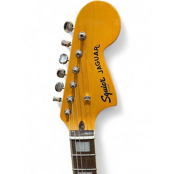 Used Squier Classic Vibe 70s Jaguar Daphne Blue Solid Body Electric Guitar