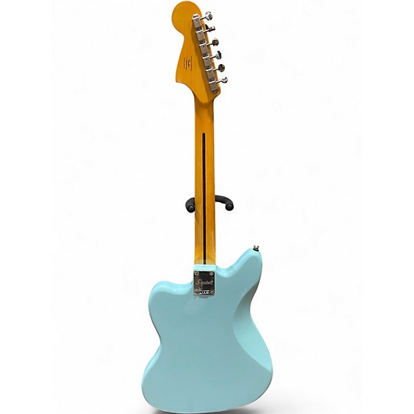 Used Squier Classic Vibe 70s Jaguar Daphne Blue Solid Body Electric Guitar