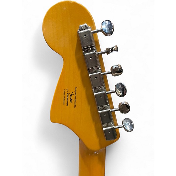 Used Squier Classic Vibe 70s Jaguar Daphne Blue Solid Body Electric Guitar