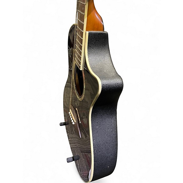 Used Dean Exotiglass Tobacco brown Acoustic Electric Guitar