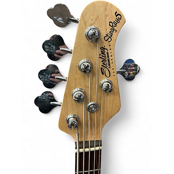 Used Sterling by Music Man Ray5 5 String Ruby Electric Bass Guitar