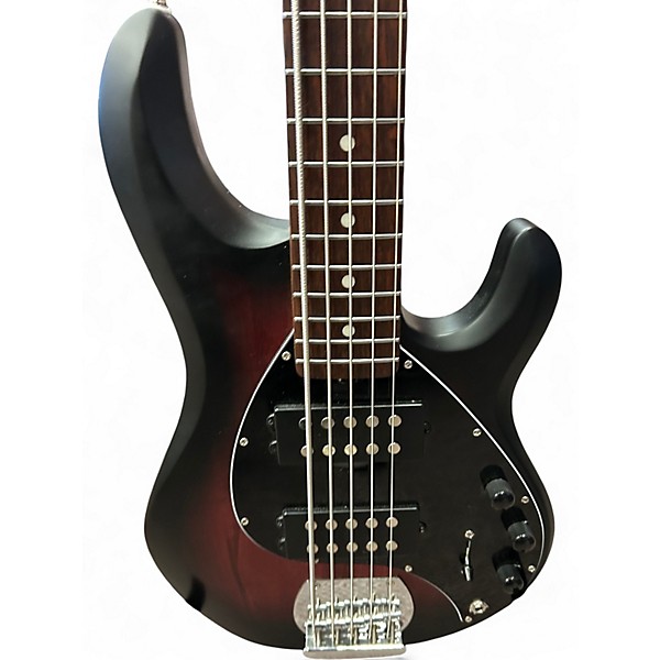 Used Sterling by Music Man Ray5 5 String Ruby Electric Bass Guitar