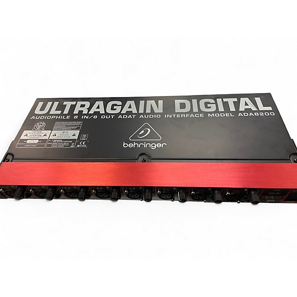 Used Behringer ADA8200 ULTRAGAIN DIGITAL Microphone Preamp