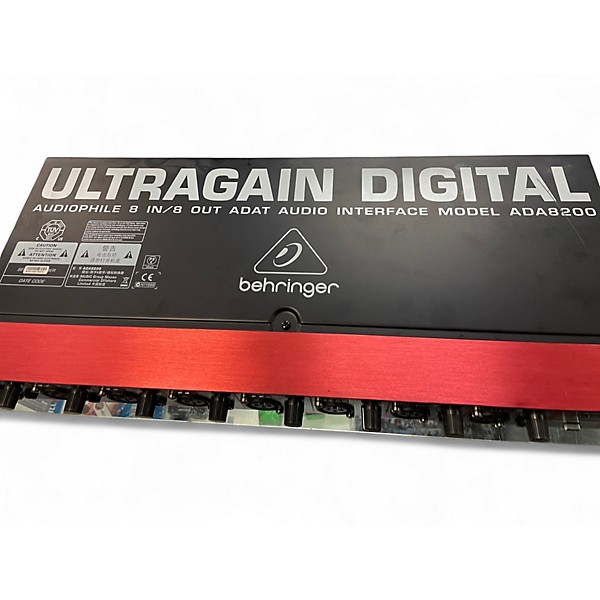 Used Behringer ADA8200 ULTRAGAIN DIGITAL Microphone Preamp