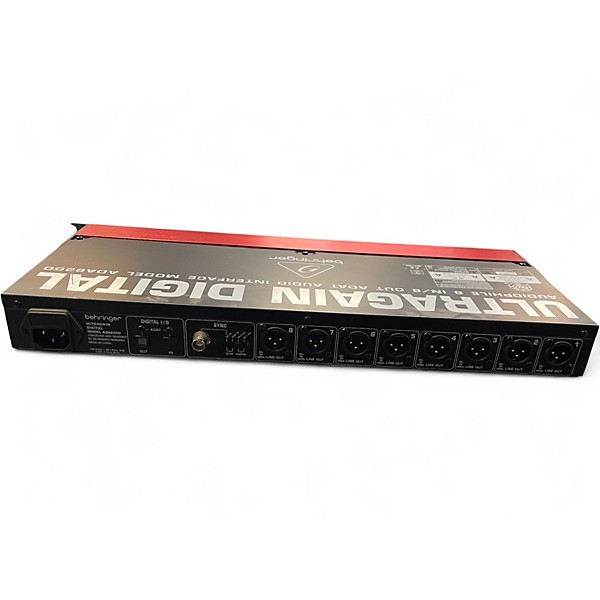 Used Behringer ADA8200 ULTRAGAIN DIGITAL Microphone Preamp