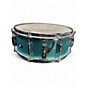 Vintage 1960s Slingerland 14in Soundking Aqua Sparkle Drum thumbnail