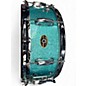 Vintage 1960s Slingerland 14in Soundking Aqua Sparkle Drum