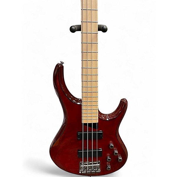 Used MTD Kingston Z4 Red Electric Bass Guitar