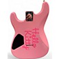 Used Squier Hello Kitty Stratocaster Single Hum Pink With Kitty Pickguard Pink Solid Body Electric Guitar