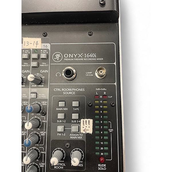 Used Mackie onyx 1640i Powered Mixer