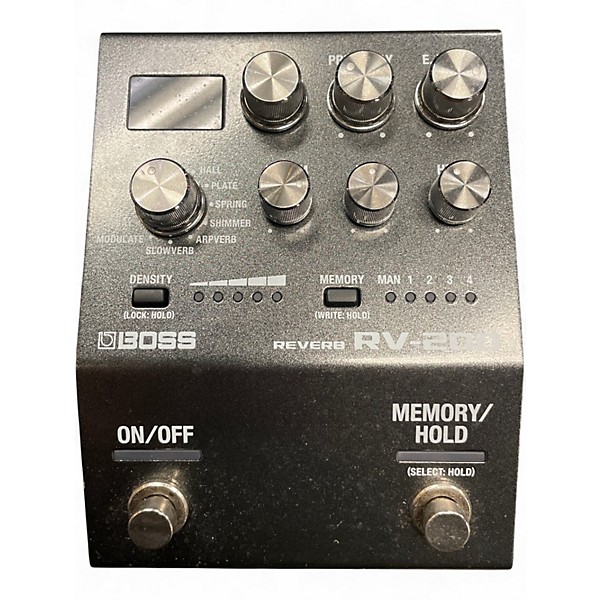 Used BOSS RV200 REVERB Effect Pedal