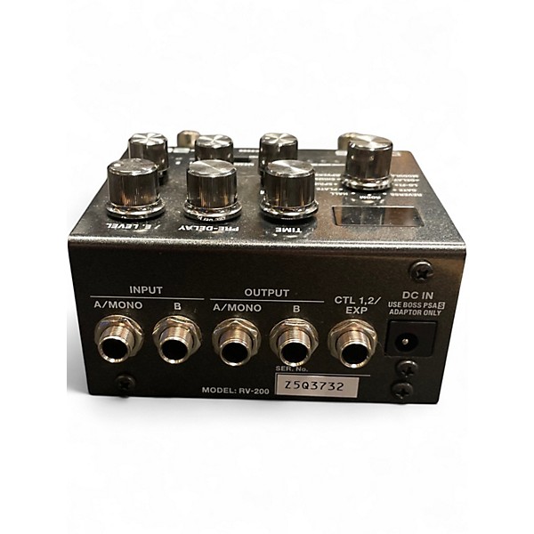 Used BOSS RV200 REVERB Effect Pedal