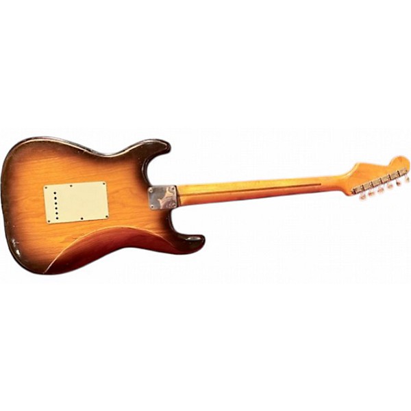 Vintage 1954 Fender Stratocaster Sunburst Solid Body Electric Guitar