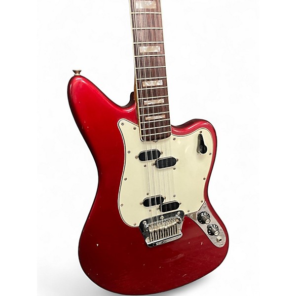 Vintage 1966 Fender Electric XII Candy Apple Red Solid Body Electric Guitar