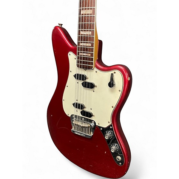 Vintage 1966 Fender Electric XII Candy Apple Red Solid Body Electric Guitar