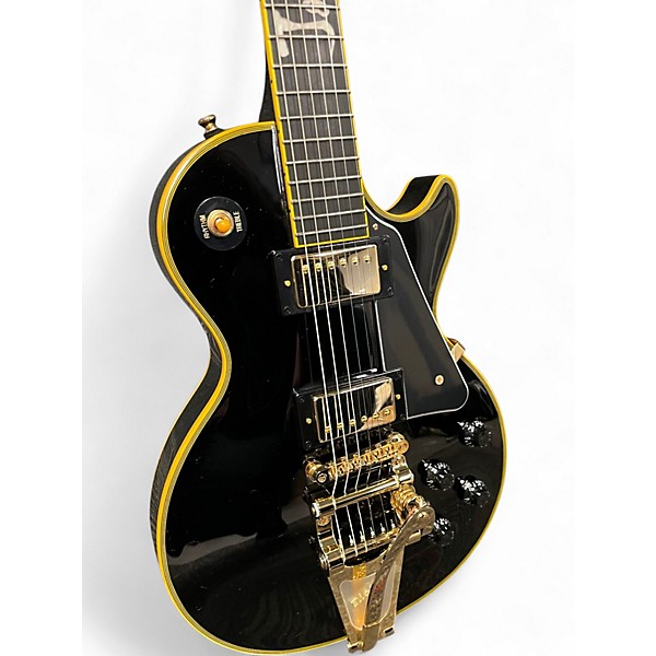 Used 2025 Epiphone 59 Les Paul Custom Joe Bonamassa with Custom Inlay Black Solid Body Electric Guitar
