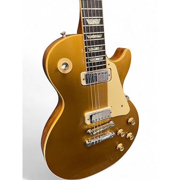 Vintage 1974 Gibson Les Paul Deluxe Gold Solid Body Electric Guitar