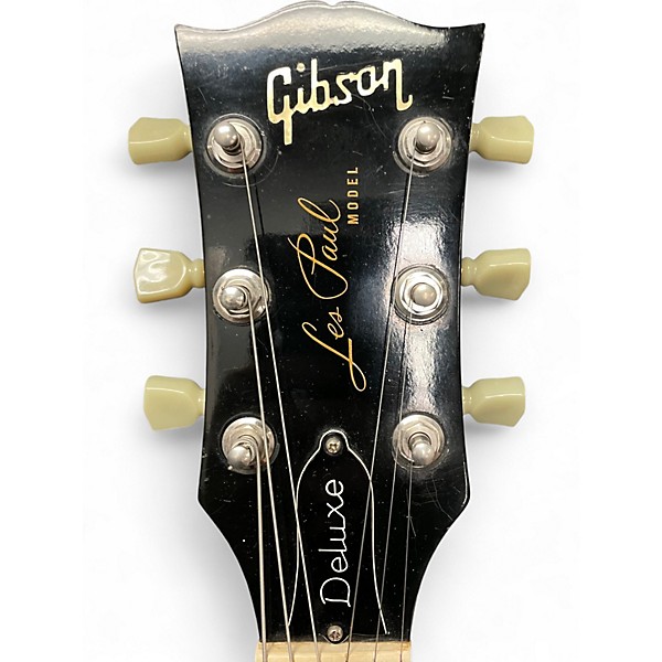 Vintage 1974 Gibson Les Paul Deluxe Gold Solid Body Electric Guitar