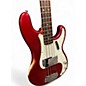 Vintage 1966 Fender Precision Bass Candy Apple Red Electric Bass Guitar