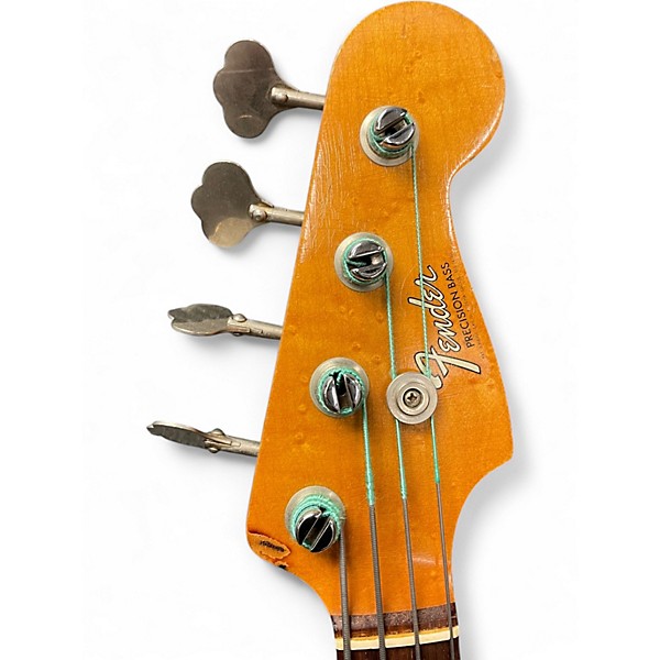 Vintage 1966 Fender Precision Bass Candy Apple Red Electric Bass Guitar