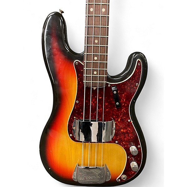 Vintage 1967 Fender Precision Bass Sunburst Electric Bass Guitar