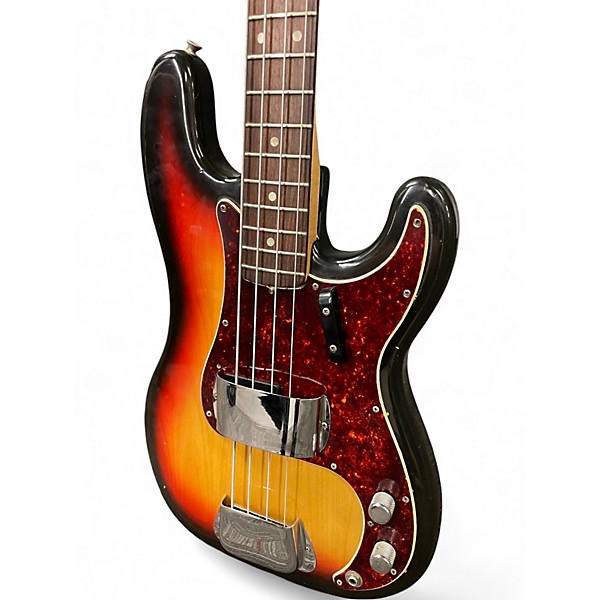 Vintage 1967 Fender Precision Bass Sunburst Electric Bass Guitar