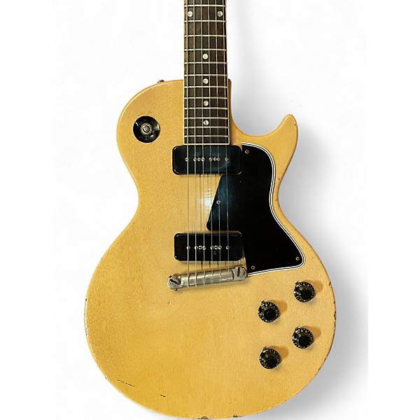 Vintage 1956 Gibson Les Paul Special TV Yellow Solid Body Electric Guitar