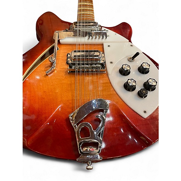 Vintage 1968 Rickenbacker 366 Convertible Fireglo Hollow Body Electric Guitar