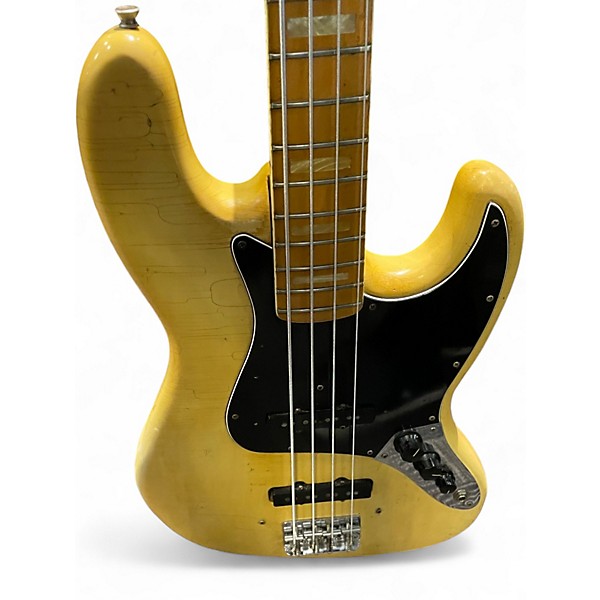 Vintage 1977 Fender Jazz Bass White Electric Bass Guitar