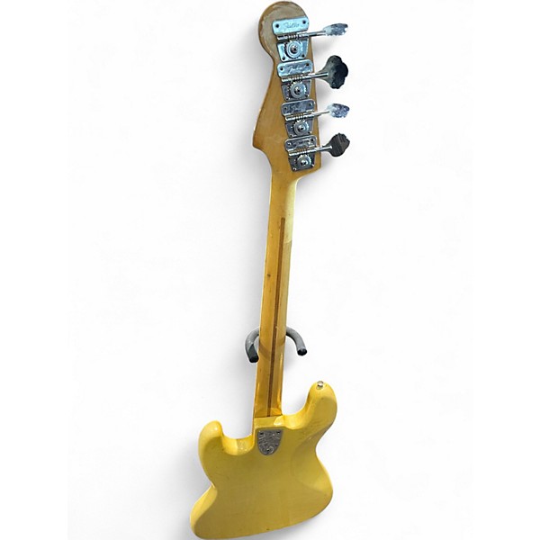 Vintage 1977 Fender Jazz Bass White Electric Bass Guitar