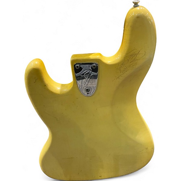 Vintage 1977 Fender Jazz Bass White Electric Bass Guitar