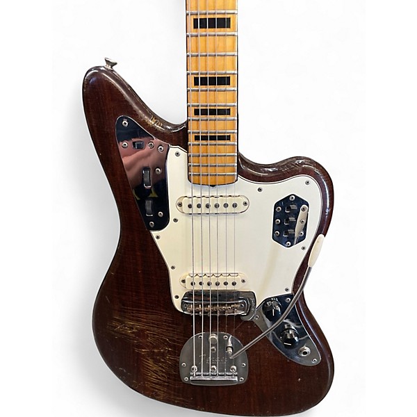 Vintage 1968 Fender Prototype Rosewood Jaguar Natural Solid Body Electric Guitar