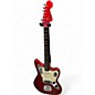 Vintage 1966 Fender Jaguar Candy Apple Red Solid Body Electric Guitar thumbnail