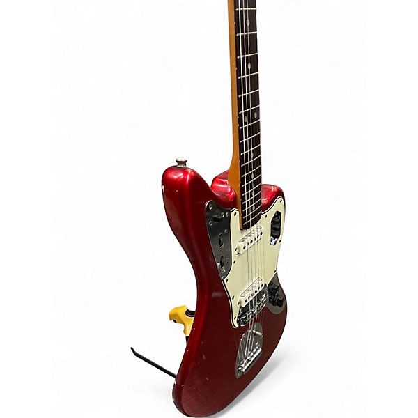 Vintage 1966 Fender Jaguar Candy Apple Red Solid Body Electric Guitar
