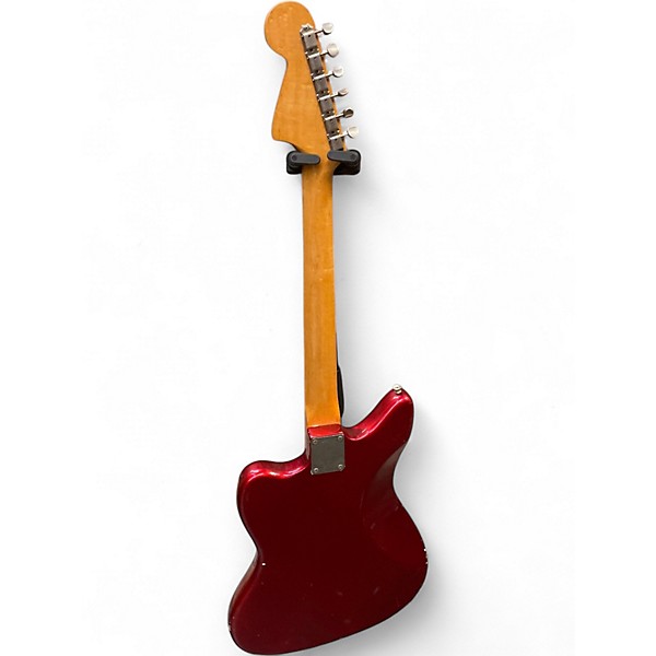 Vintage 1966 Fender Jaguar Candy Apple Red Solid Body Electric Guitar