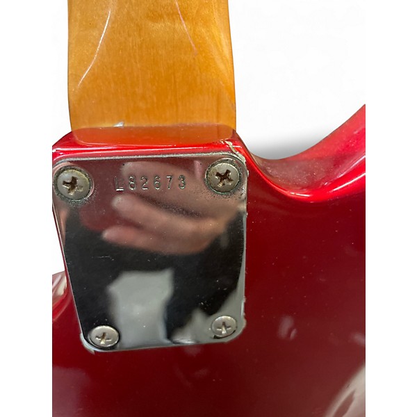 Vintage 1966 Fender Jaguar Candy Apple Red Solid Body Electric Guitar