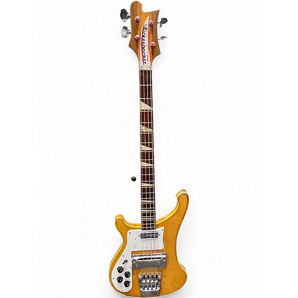 Vintage 1969 Rickenbacker 4001 Left Handed Mapleglo Electric Bass Guitar