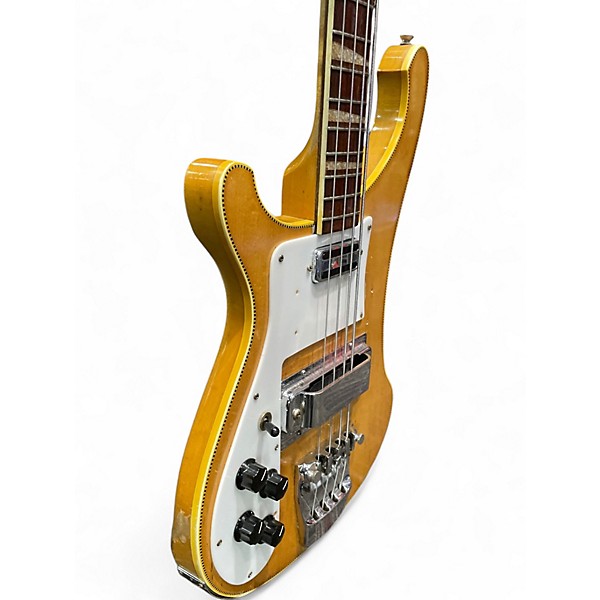 Vintage 1969 Rickenbacker 4001 Left Handed Mapleglo Electric Bass Guitar