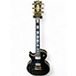 Vintage 1973 Gibson Les Paul Custom Left Handed Black Electric Guitar thumbnail