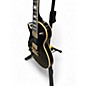 Vintage 1973 Gibson Les Paul Custom Left Handed Black Electric Guitar