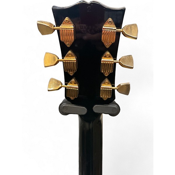 Vintage 1973 Gibson Les Paul Custom Left Handed Black Electric Guitar