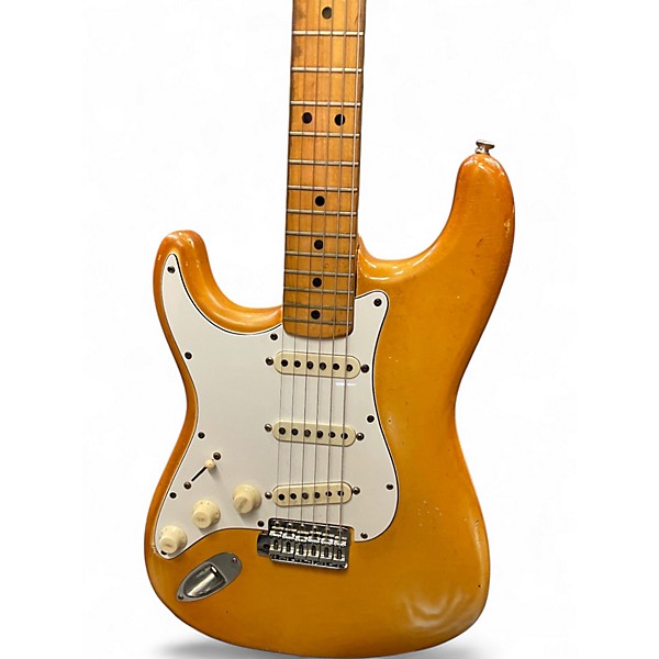 Vintage 1974 Fender Stratocaster Left Handed Olympic White Electric Guitar