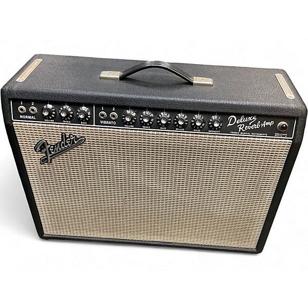 Vintage 1967 Fender Deluxe Reverb Tube Guitar Combo Amp