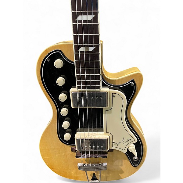 Vintage 1950s National Town and Country White Solid Body Electric Guitar