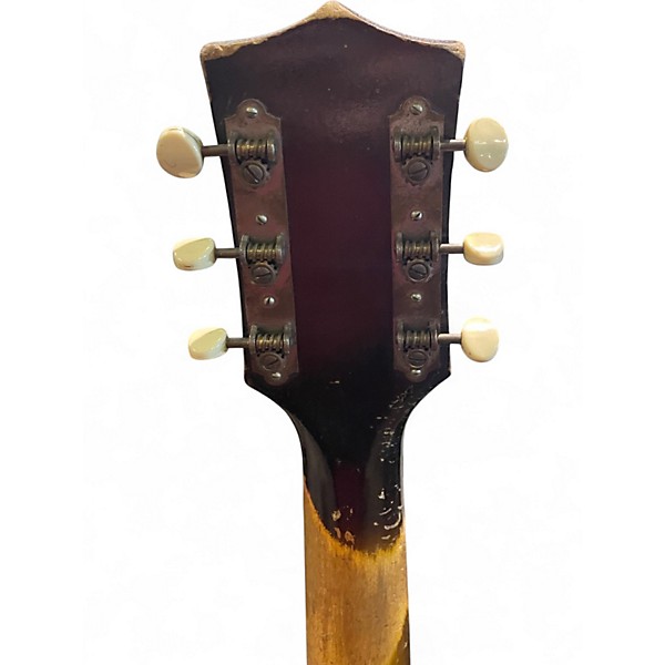 Vintage 1960s Harmony Hollywood Sunburst Hollow Body Electric Guitar
