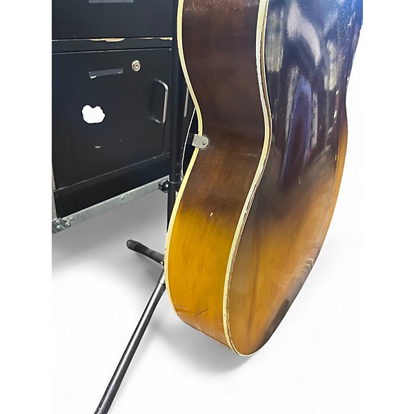 Vintage 1960s Harmony Hollywood Sunburst Hollow Body Electric Guitar