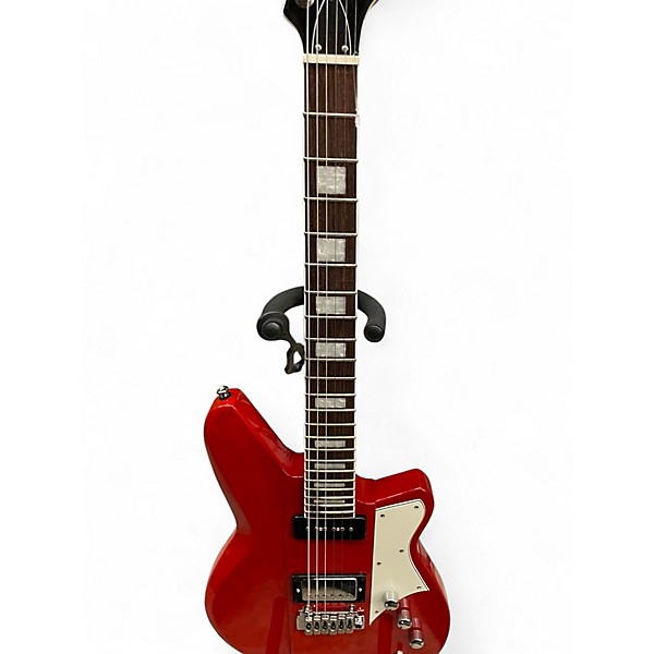 Used Reverend Warhawk DAW Trans Red Solid Body Electric Guitar