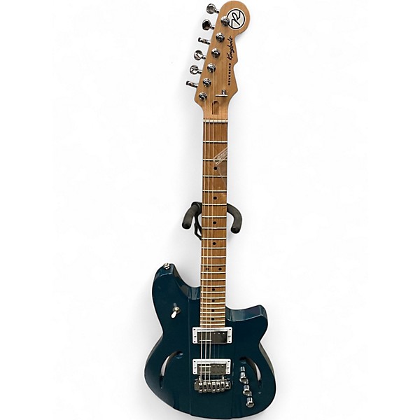 Used Reverend Kingbolt High Blue Solid Body Electric Guitar